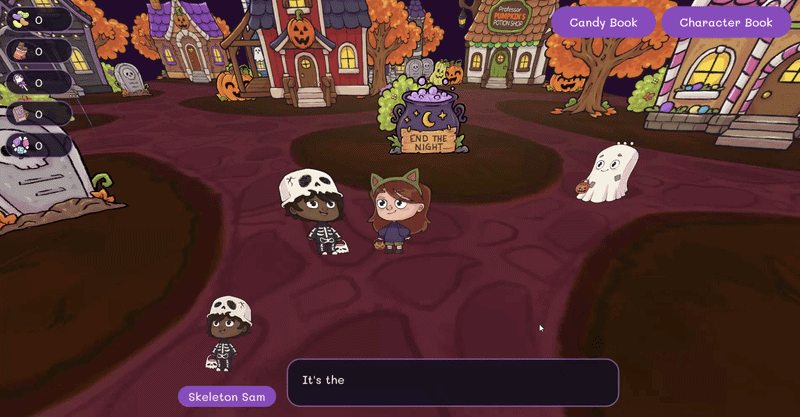 Talking to Skeleton Sam